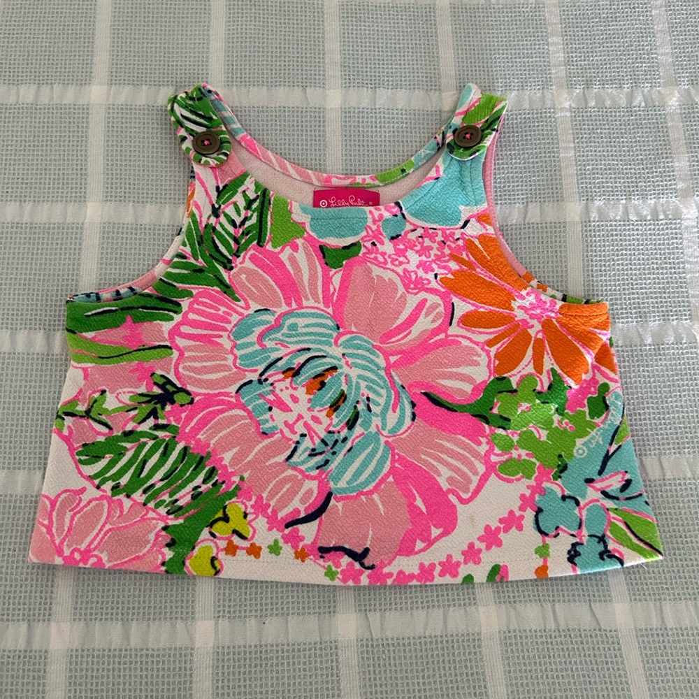 EUC Lilly x Target girls crop top nosey posey size M (7-8)